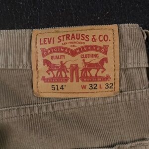 Men’s tan chords 32x32